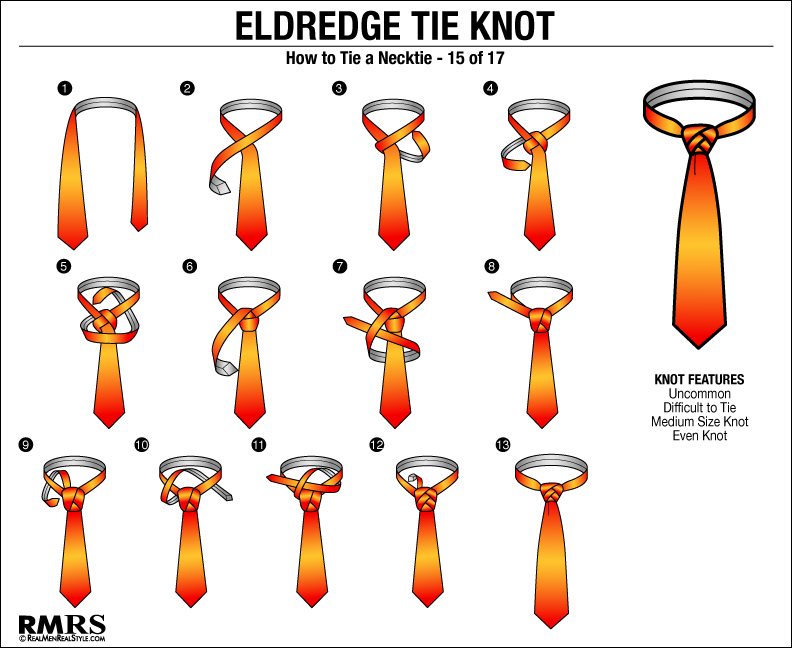 eldredge tie knot tying instructions