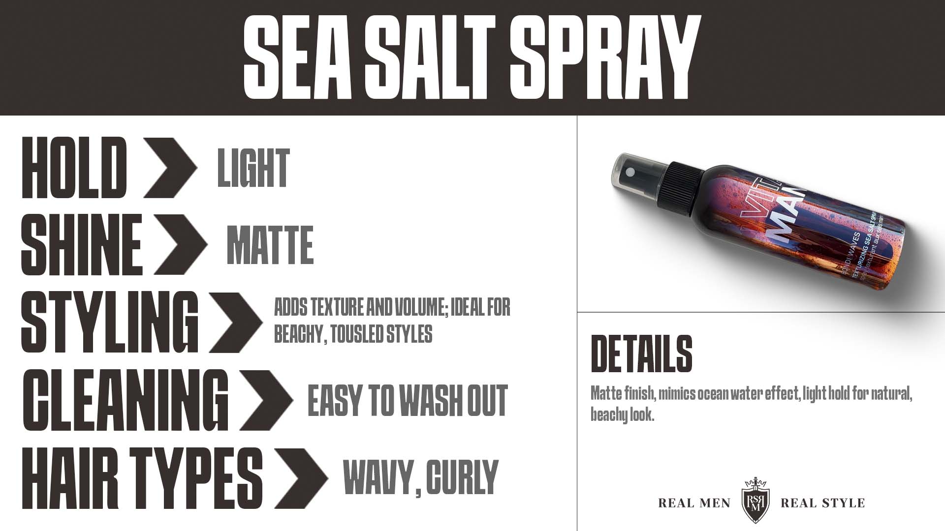 seal salt spray for hair