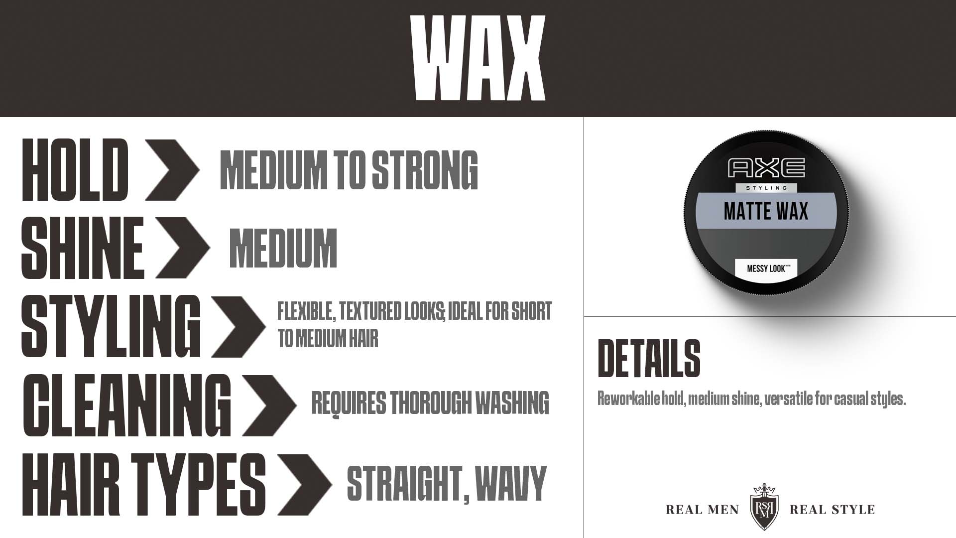 hair wax features