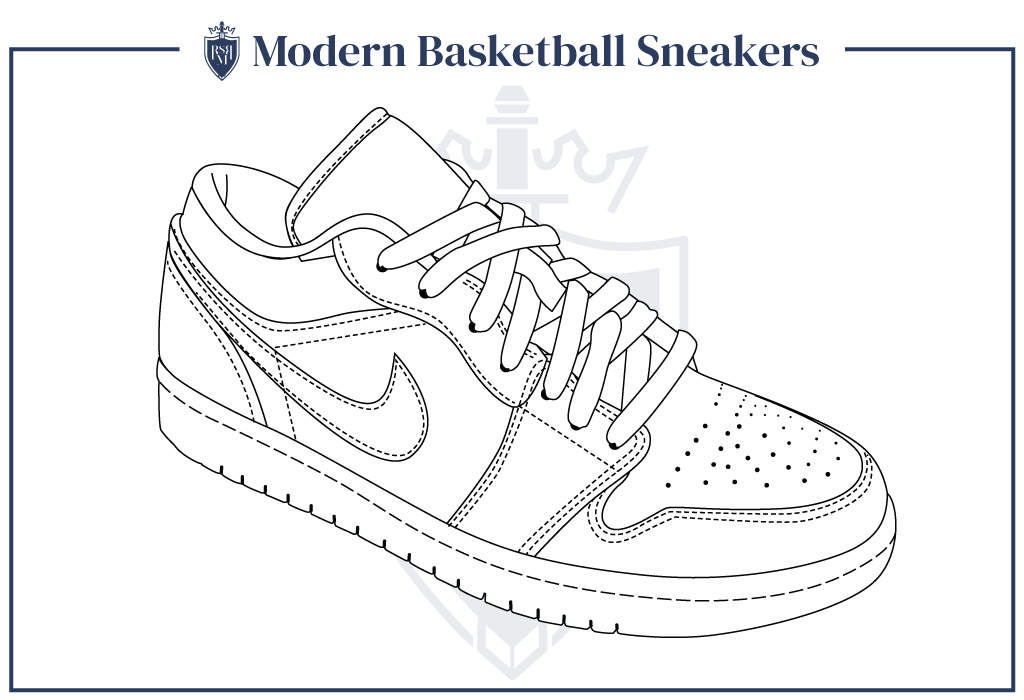 nike basketball sneaker construction infogrpahics
