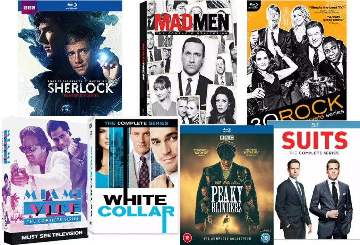 stylish men tv shows collage