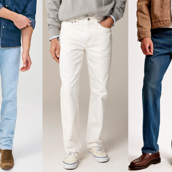 3 pair of jeans collage