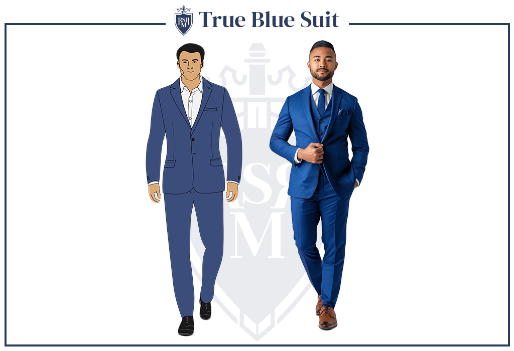 true blue suit infographics
