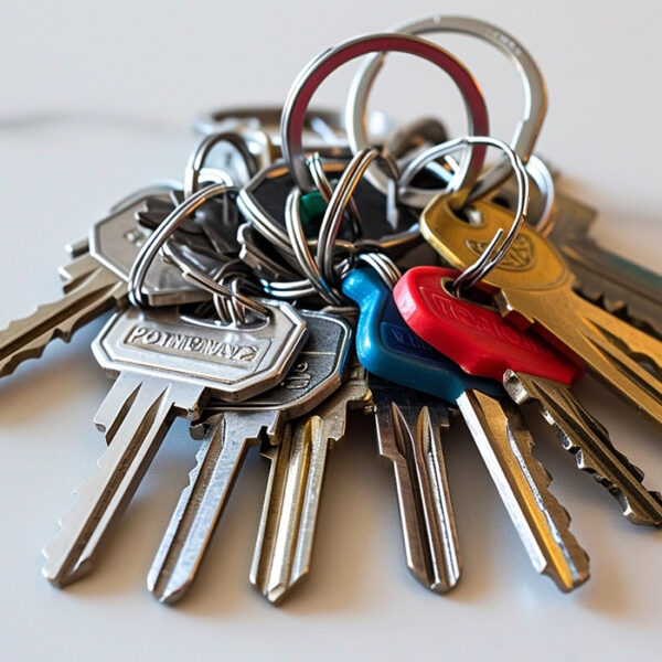 bulky set of keys